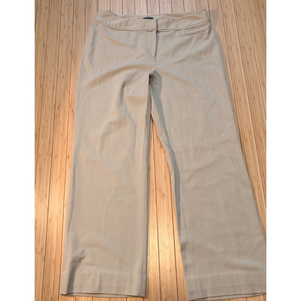 Atelier Women’s Size 12 Khaki Dress Pants Stretch Trousers